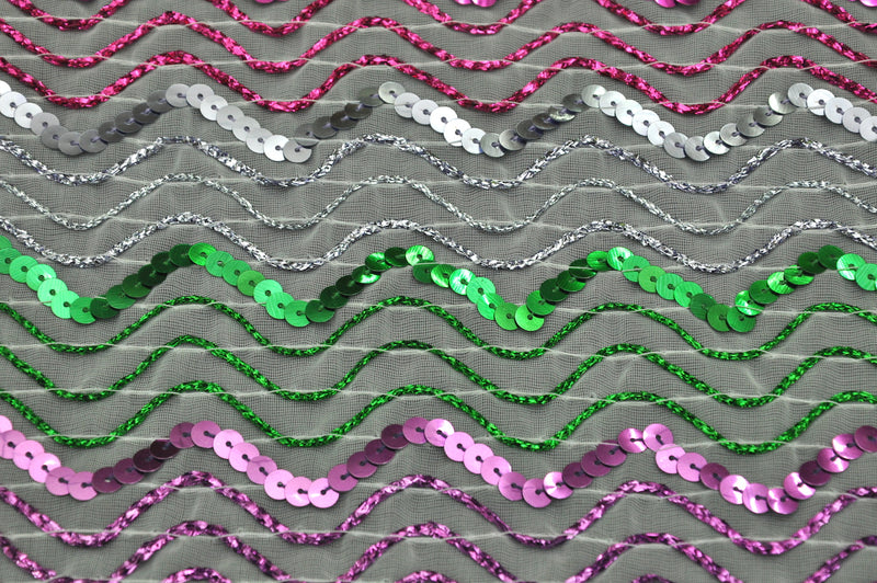 Sequin Multi Waves