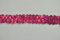 Sequin Pink Sparkle 2 Row 1