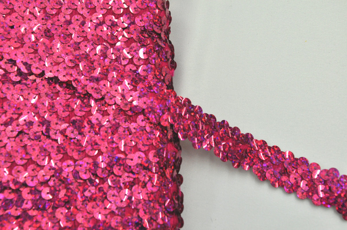 Sequin Pink Sparkle 2 Row