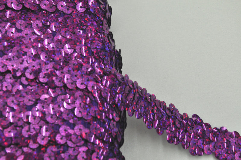 Sequin Purple Sparkle 2 Row