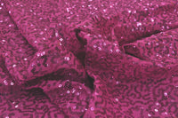 Sequin Swirl Hot Pink 1