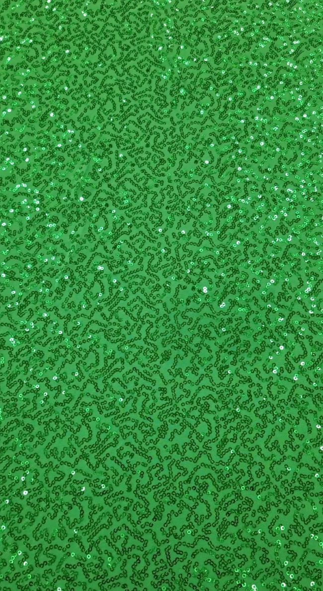 Sequin Swirl Kelly Green 1.1