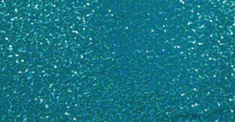 Sequin Swirl Teal