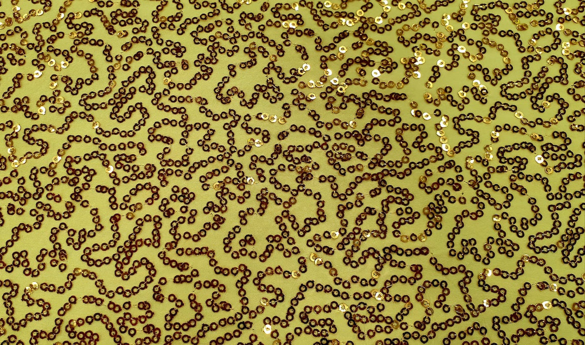 Sequin Swirl Yellow