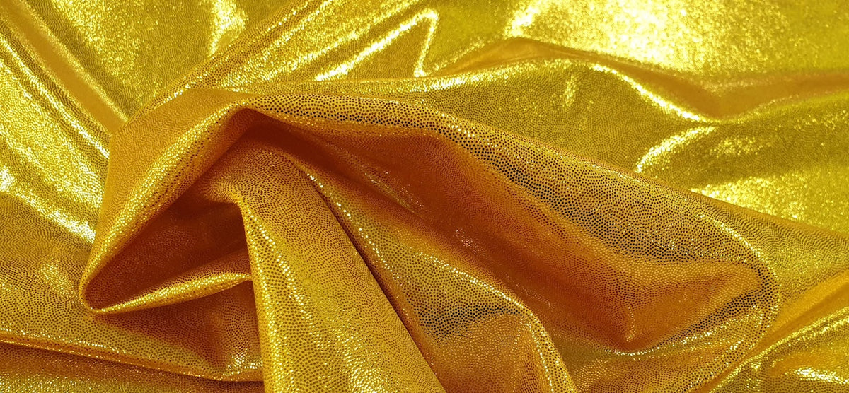 Shimmer Stretch Spandex Yellow