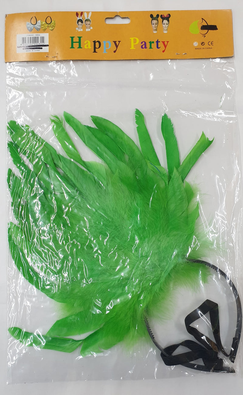 Showgirl Headband Green