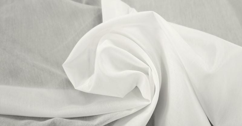 Silk Cotton Voile IVory