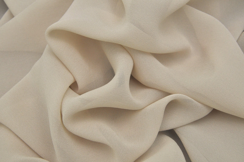 Silk Georgette Almond