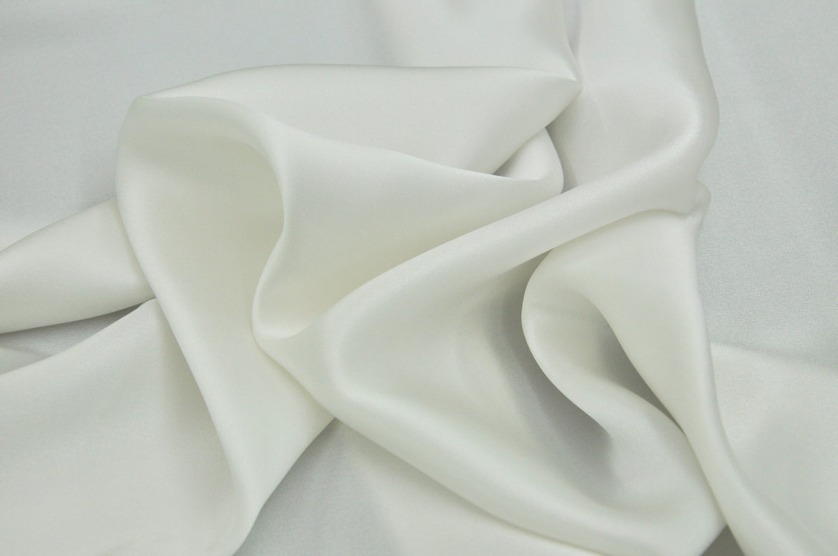 Silk Satin White