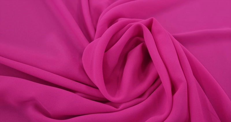 Soft Drape Polyester Hot Pink