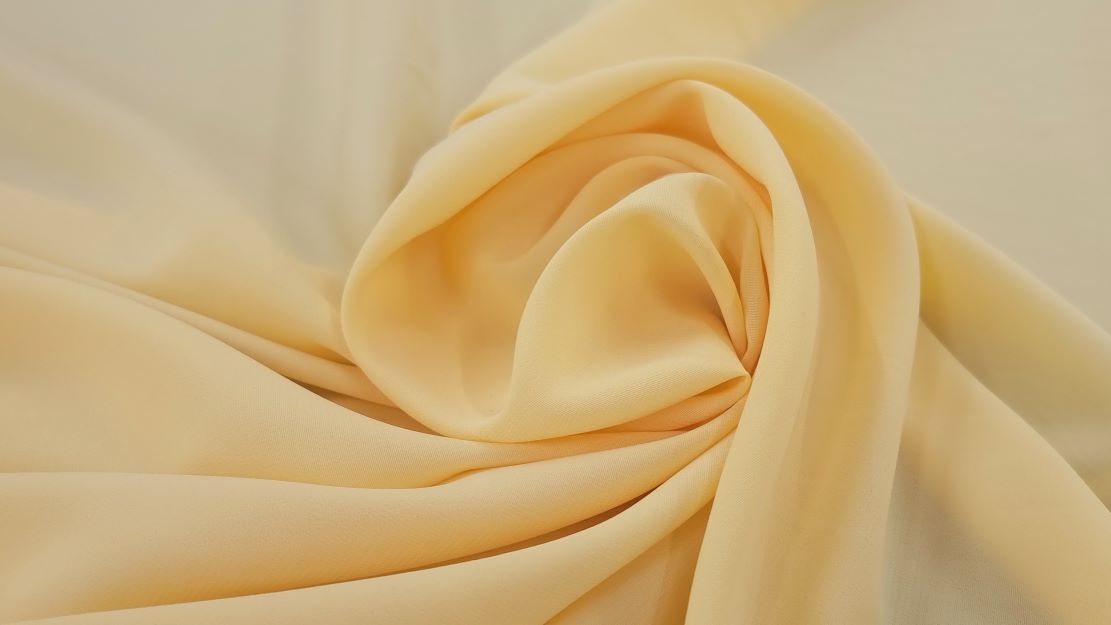 Stretch Chiffon Lemon