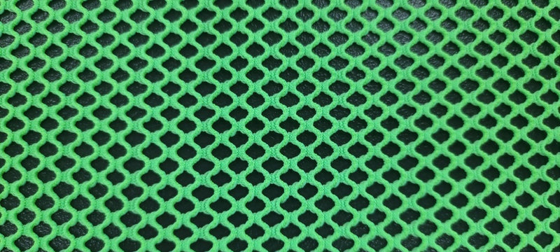 Stretch Fishnet Mesh Neon Green