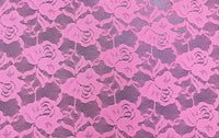 Stretch Lace Majesty Hot pink