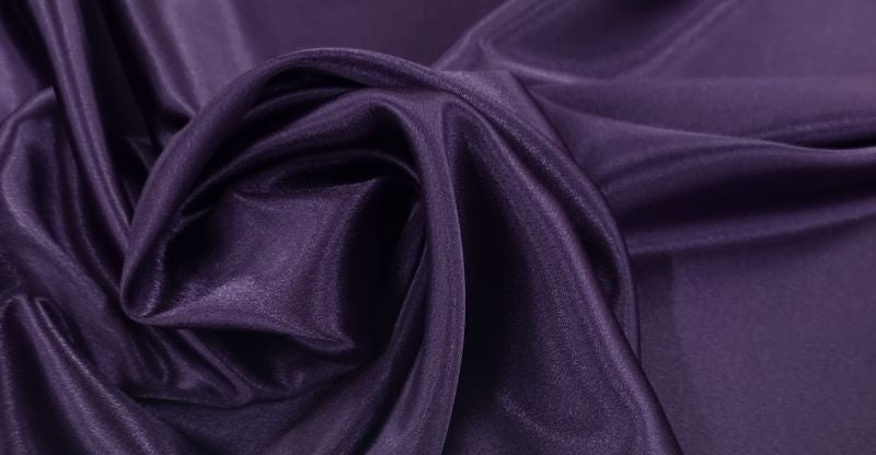 Stretch Satin Crepe Purple