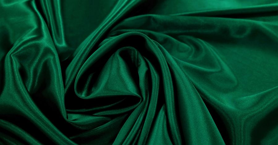 Stretch Satin Emerald