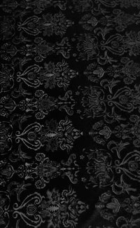 Stretch Velvet Regal Blac 1