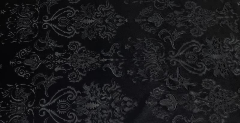 Stretch Velvet Regal Black