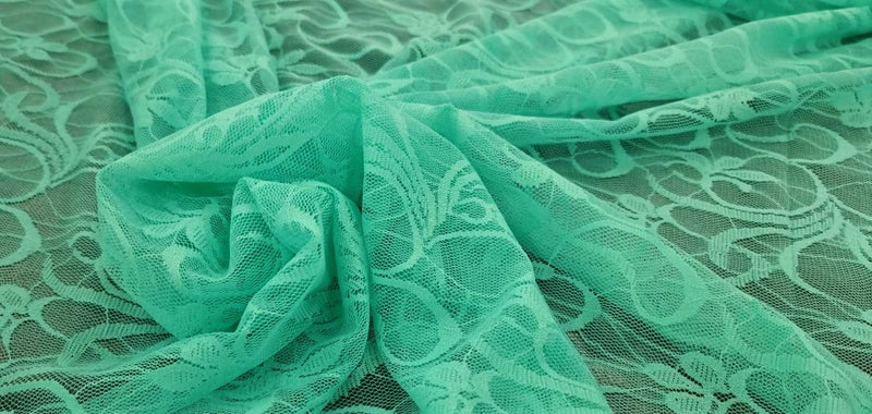 Stretch lace belle mint 3