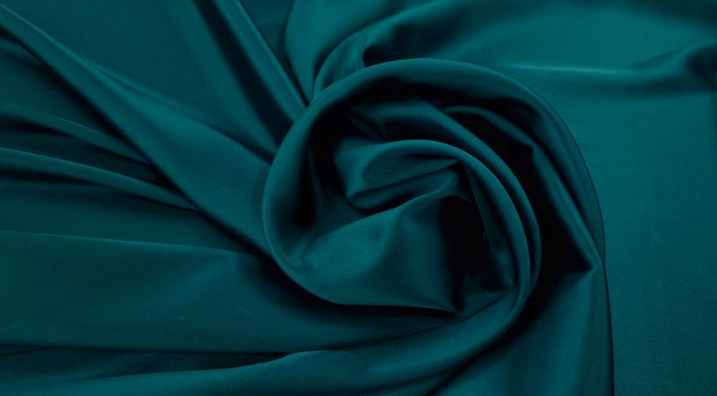 Stretch satin Teal