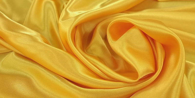 Stretch satin gold