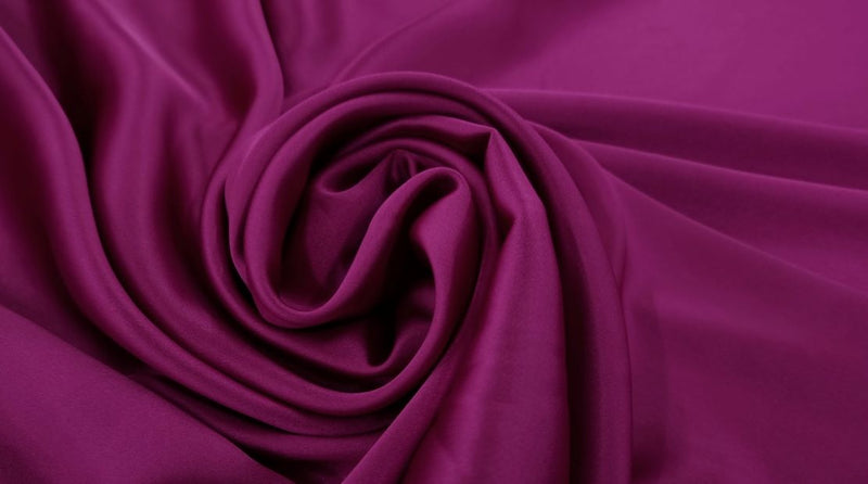 Stretch satin magenta