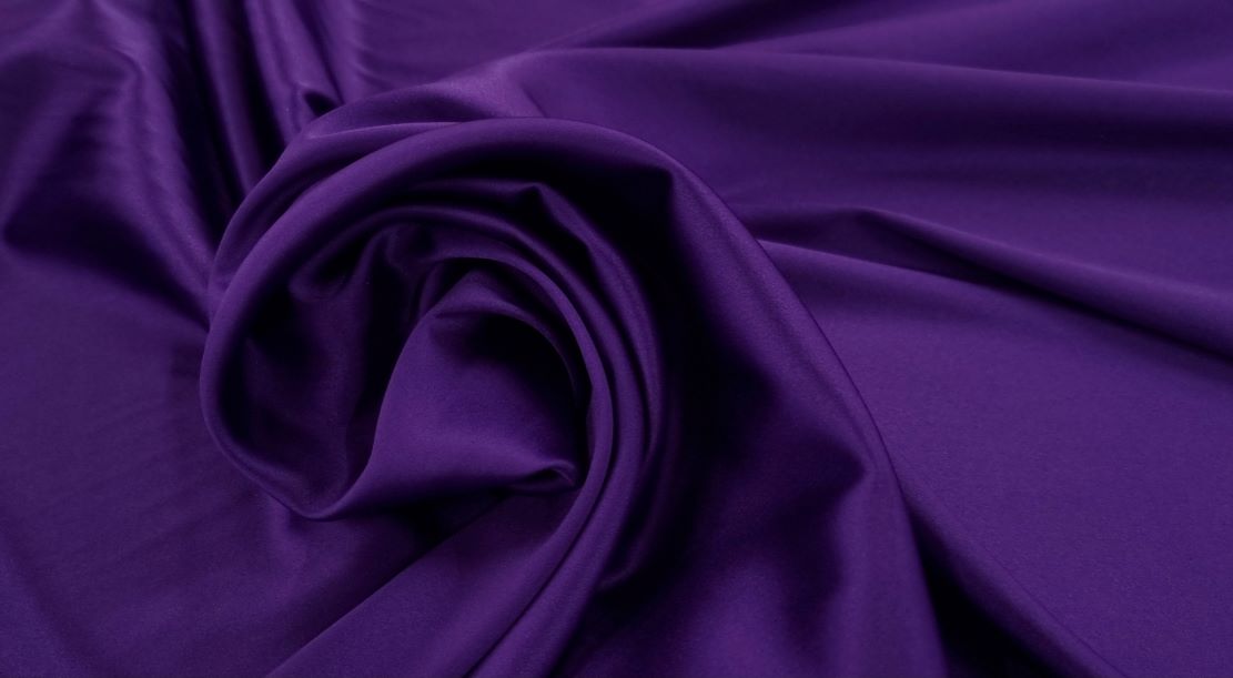 Stretch satin purple