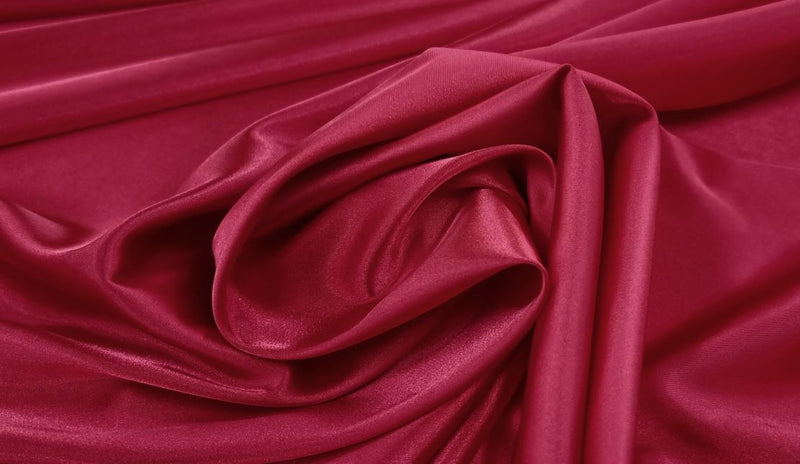 Stretch satin red