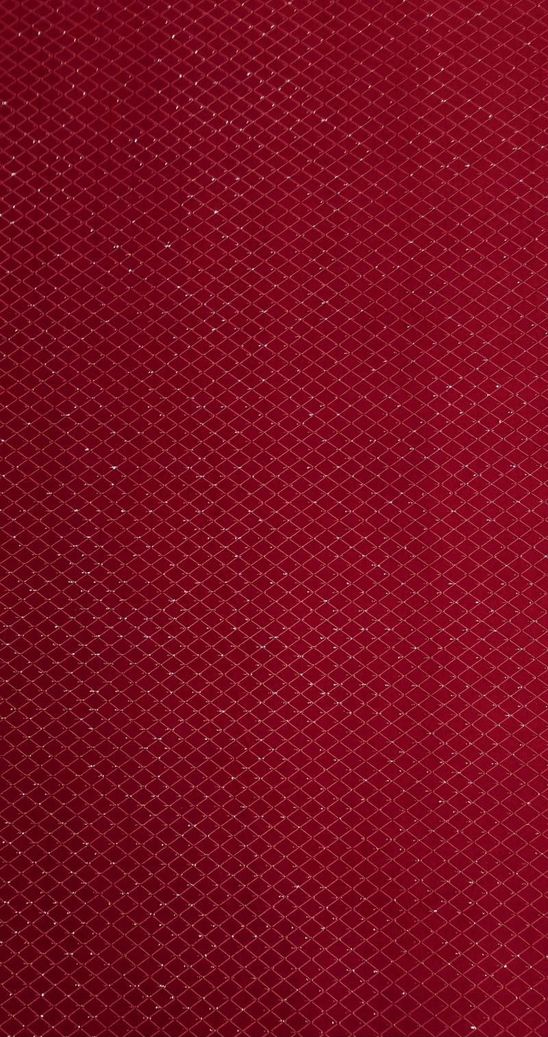 Stretch velvet diamond red 1