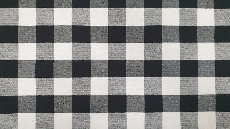 Tablecloth Check Black