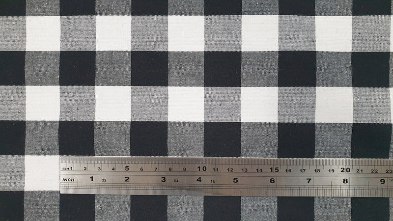 Tablecloth Check Black1