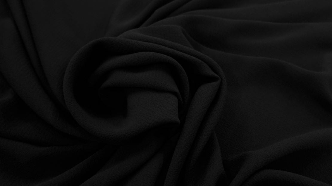 Textured polyester black