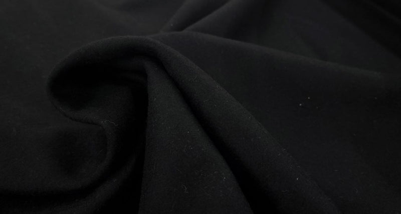 Wool blend felt black