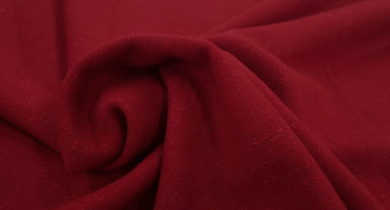 Wool blend felt red