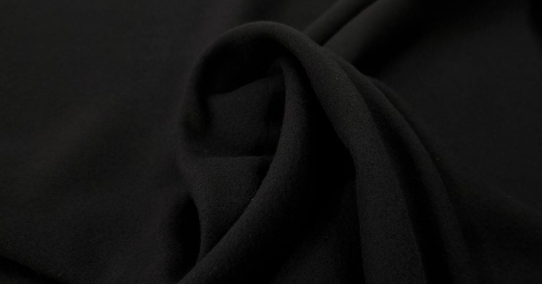 Wool cashmere black