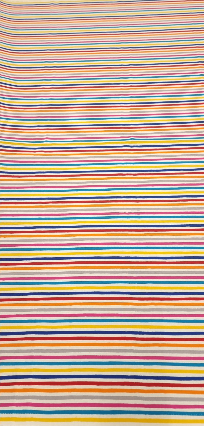 printed cotton stripe multi light 1