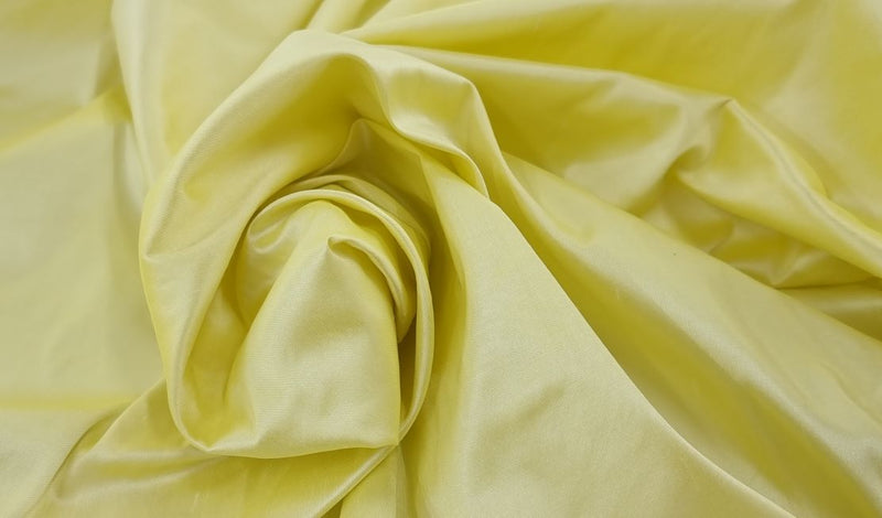 silk dupion citron