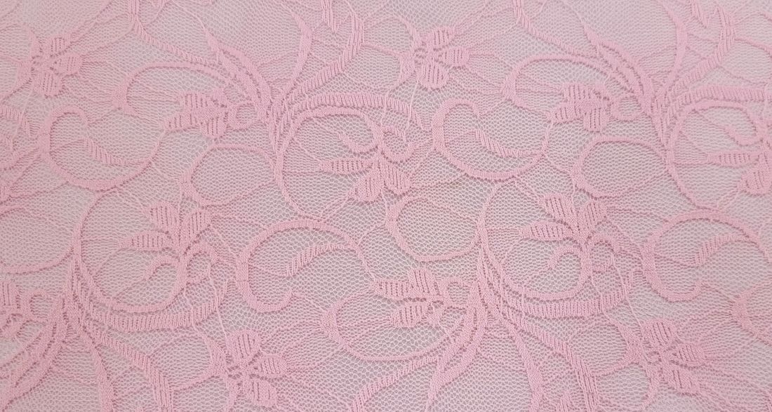 stretch lace belle pink