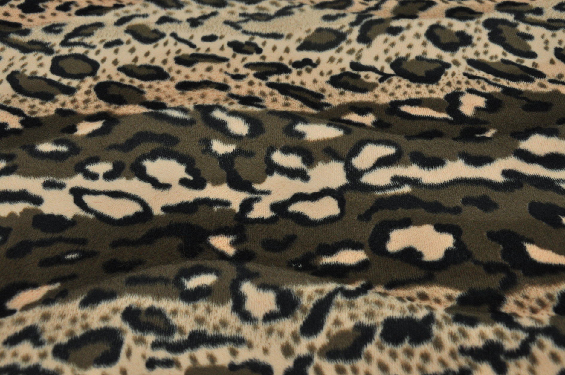 Faux Fur Leopard Stripes | DK Fabrics