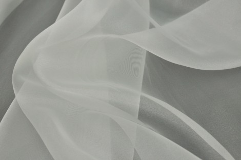 Organza Shiny Ivory | DK Fabrics