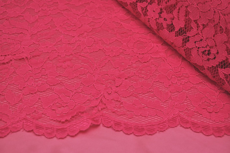 Eternity Lace Hot Pink | DK Fabrics