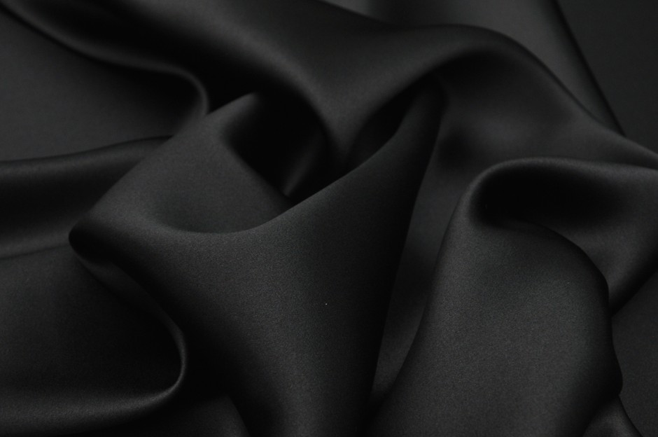 Silk Satin Black