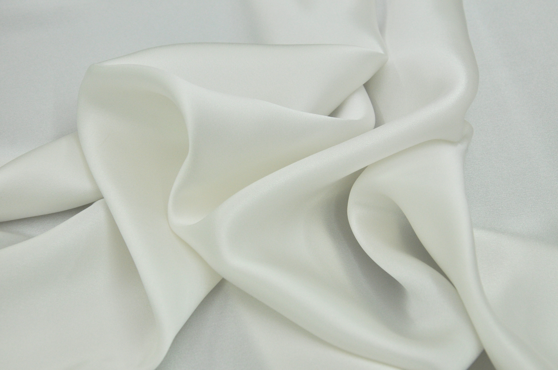 Silk Satin White - DK Fabrics
