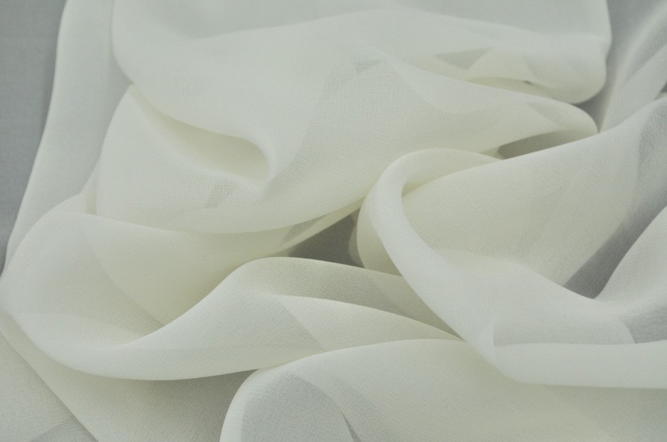 Silk Georgette Ivory | DK Fabrics