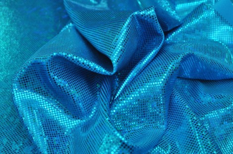 Shattered Glass Lycra Aqua | DK Fabrics