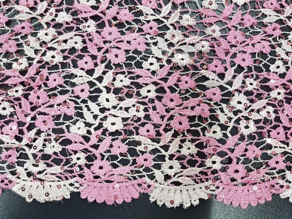 Enchanted Lace Pink | DK Fabrics