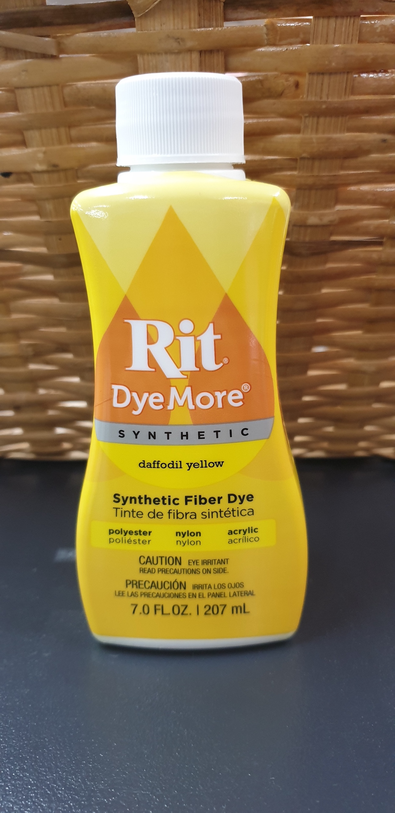 Rit DyeMore Synthetic Fiber Dye, Daffodil Yellow - 7.0 fl oz