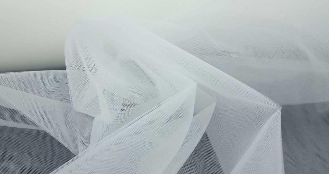 White Tulle Fabric