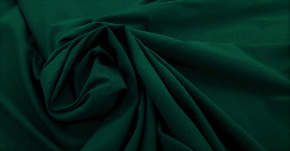 Dark green lycra cotton plain petticoat - G3-WSP00031